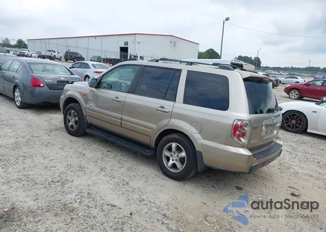 2007 Honda Pilot Ex-L из США, поврежденный, VIN 5FNYF286X7B039941